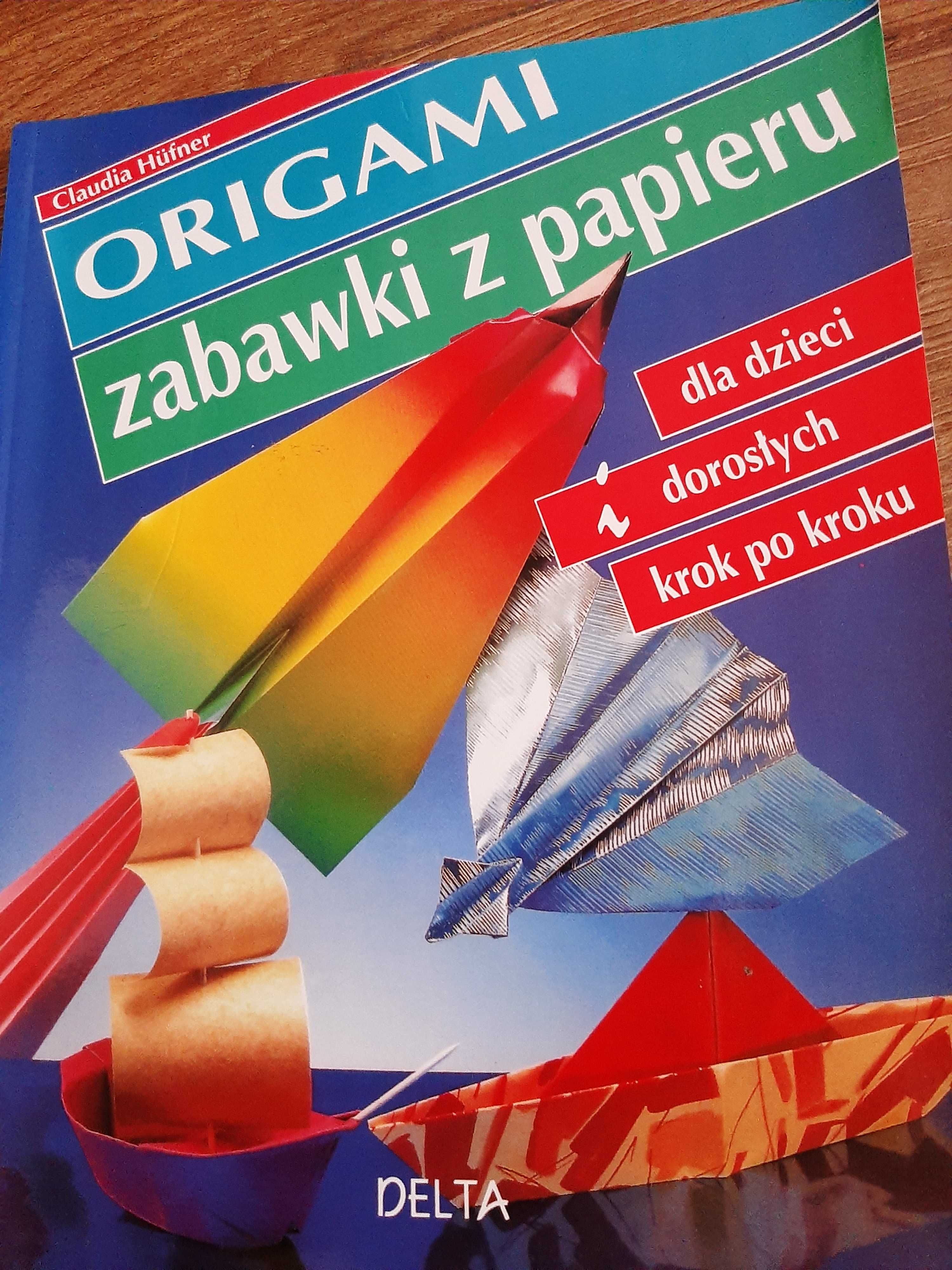Książka origami zabawki z papieru