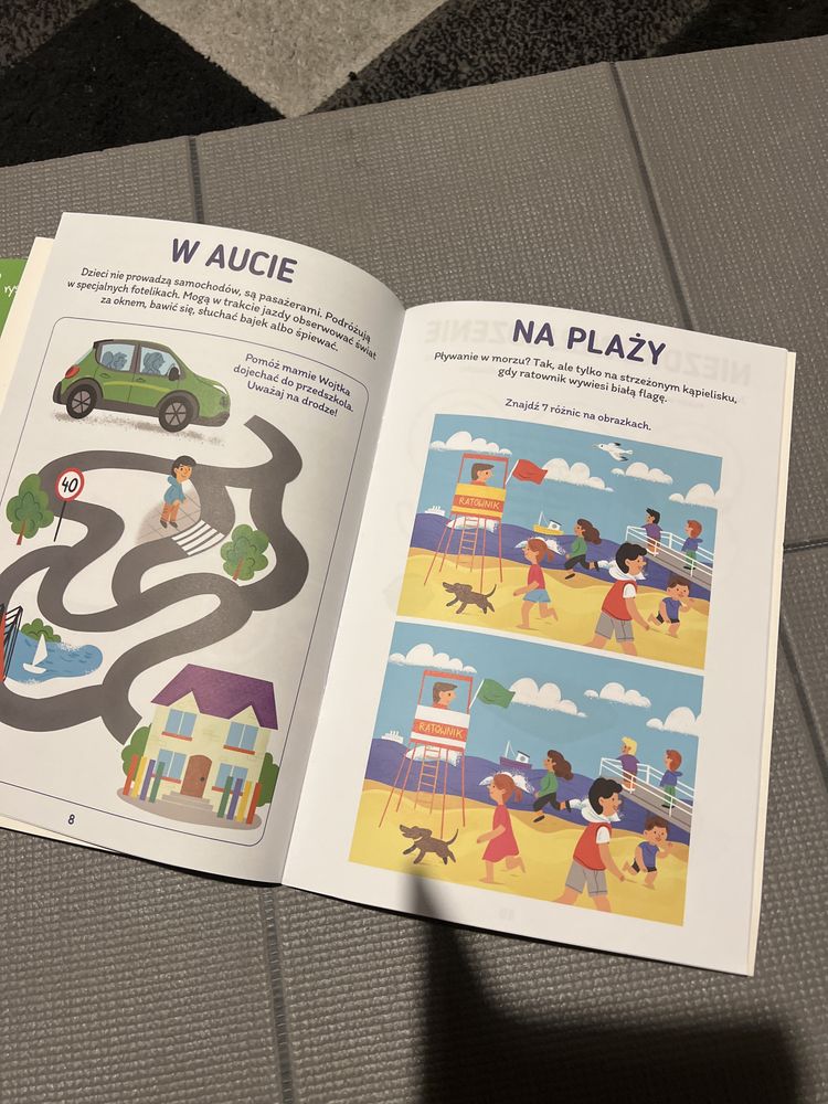 Książka z zadaniami 2 szt Wieś i Bezpieczeństwo 4+