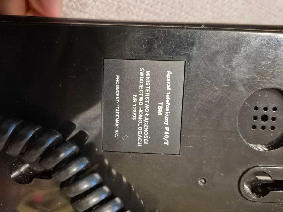 Aparat telefoniczny, telefon, stacjonarny, TBM, Tabemax