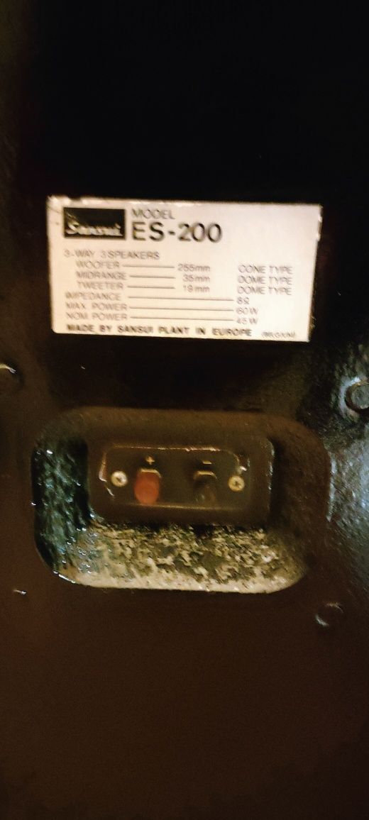 Kolumny głośnikowe Sansui ES 200