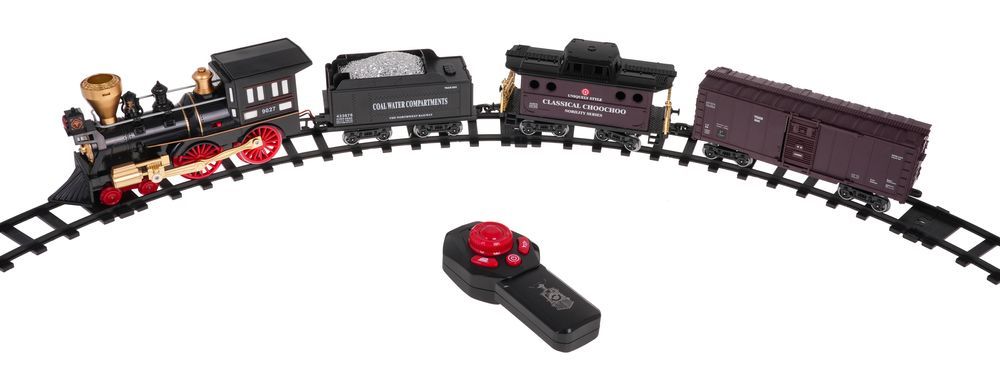 Zdalnie Sterowana Kolejka Retro Dla Dzieci 5+ Tor 247 Cm + Pilot 2,4 G