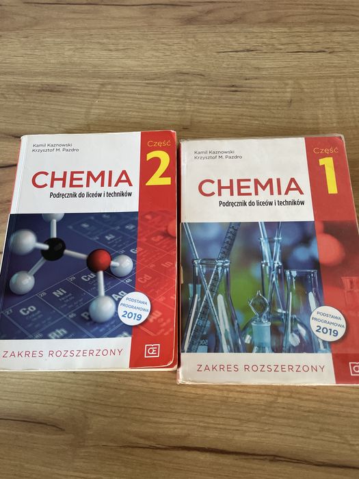 Chemia 1,2 zakres rozszerzony cena za komplet