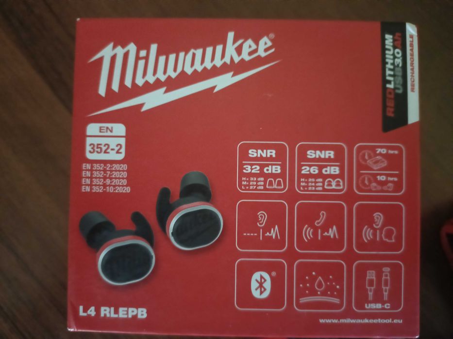 Słuchawki Milwaukee Bezprzewodowe Wygłuszające L4 RLEPB-301