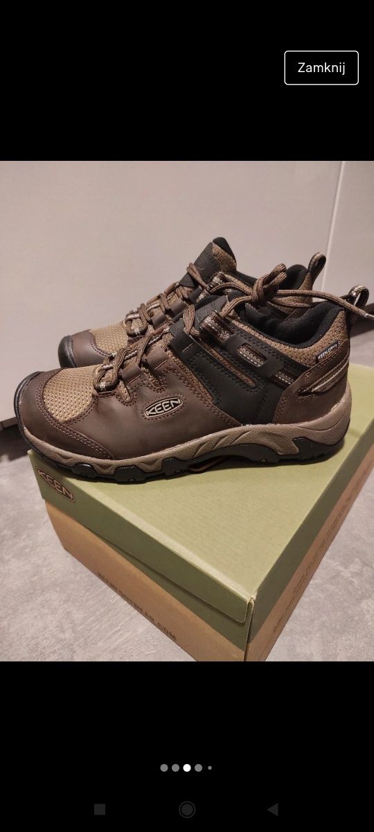 Keen Steens WP męskie buty trekkingowe 41 skórzane