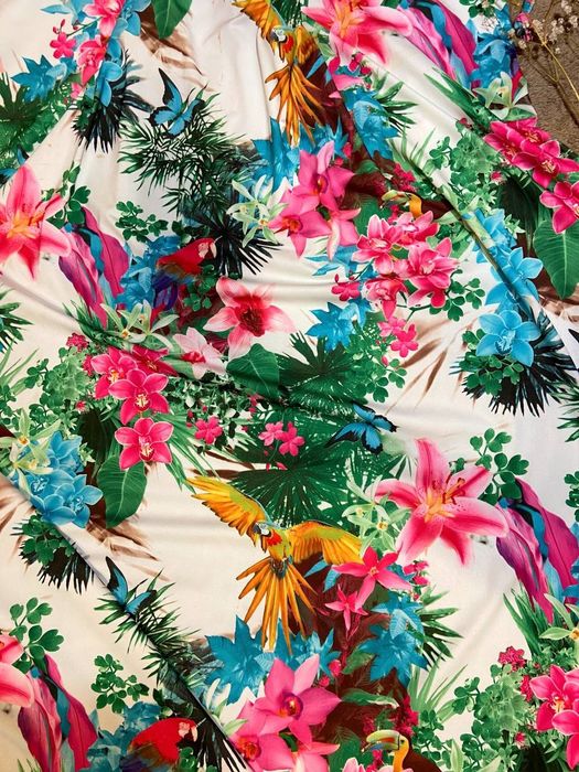 Літня сукня в гавайському стилі  на зав‘язках SELECT