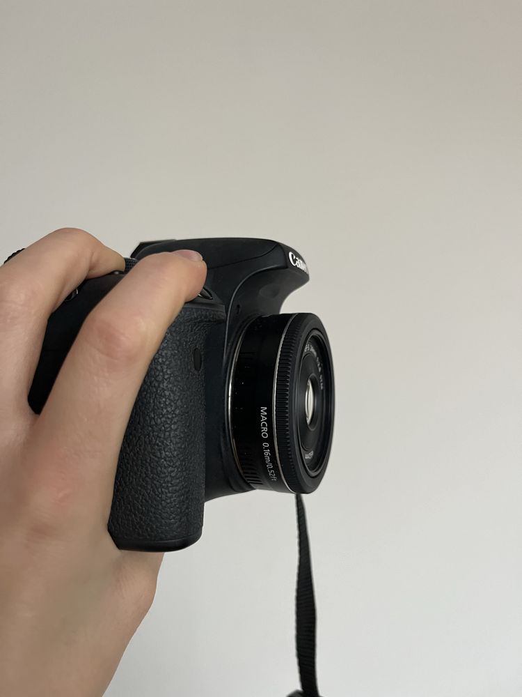 Aparat fotograficzny lustrzanka body Canon EOS 750D + 2 obiektywy
