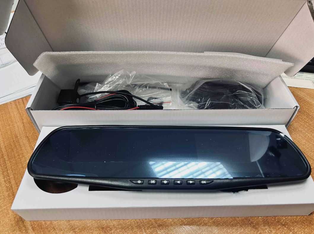 Відеореєстратор дзеркало dvr камера заднього виду видеорегистратор