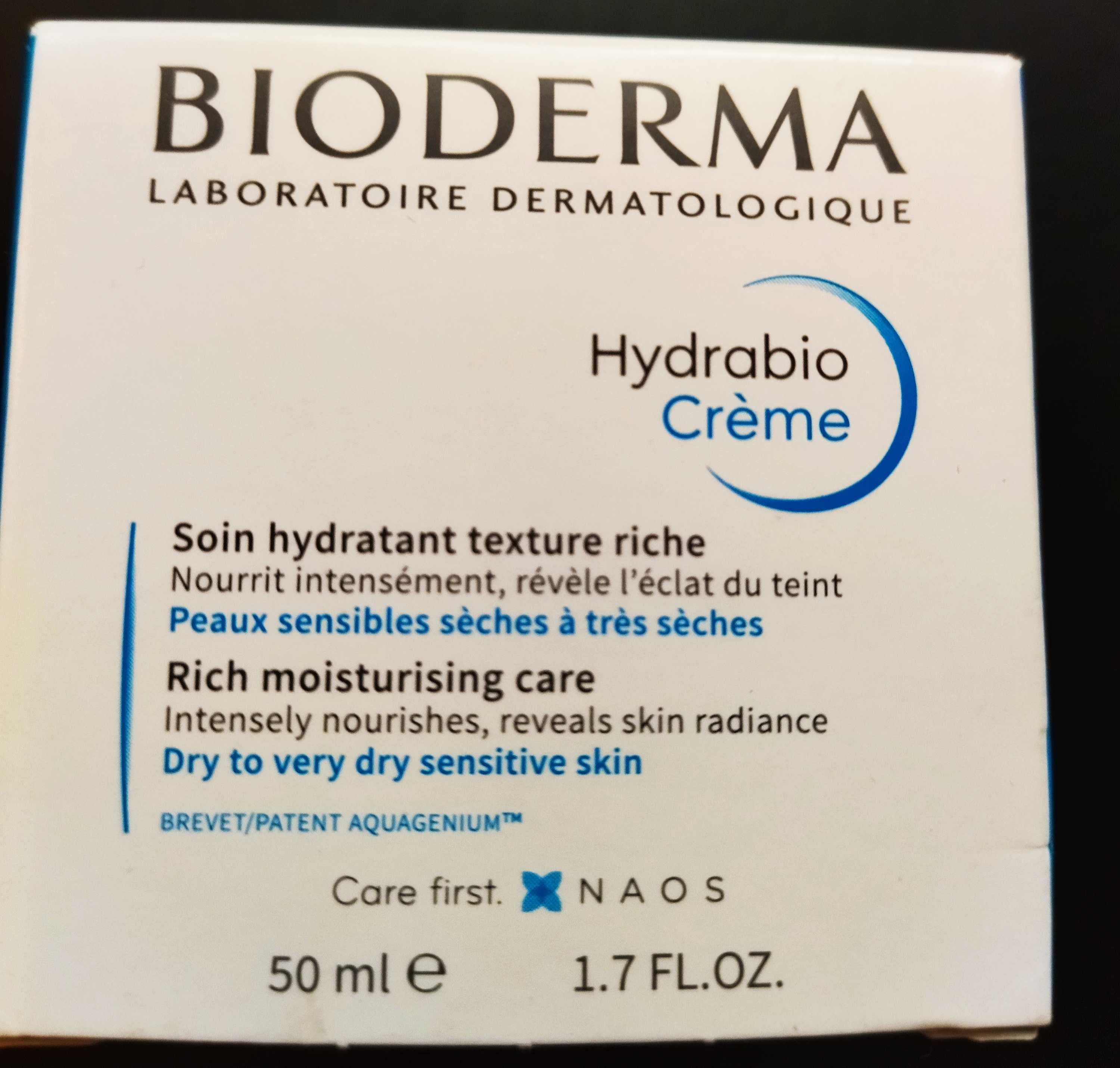 Bioderma Hydrabio Creme Krem skóra wrażliwa sucha i bardzo sucha 50ml