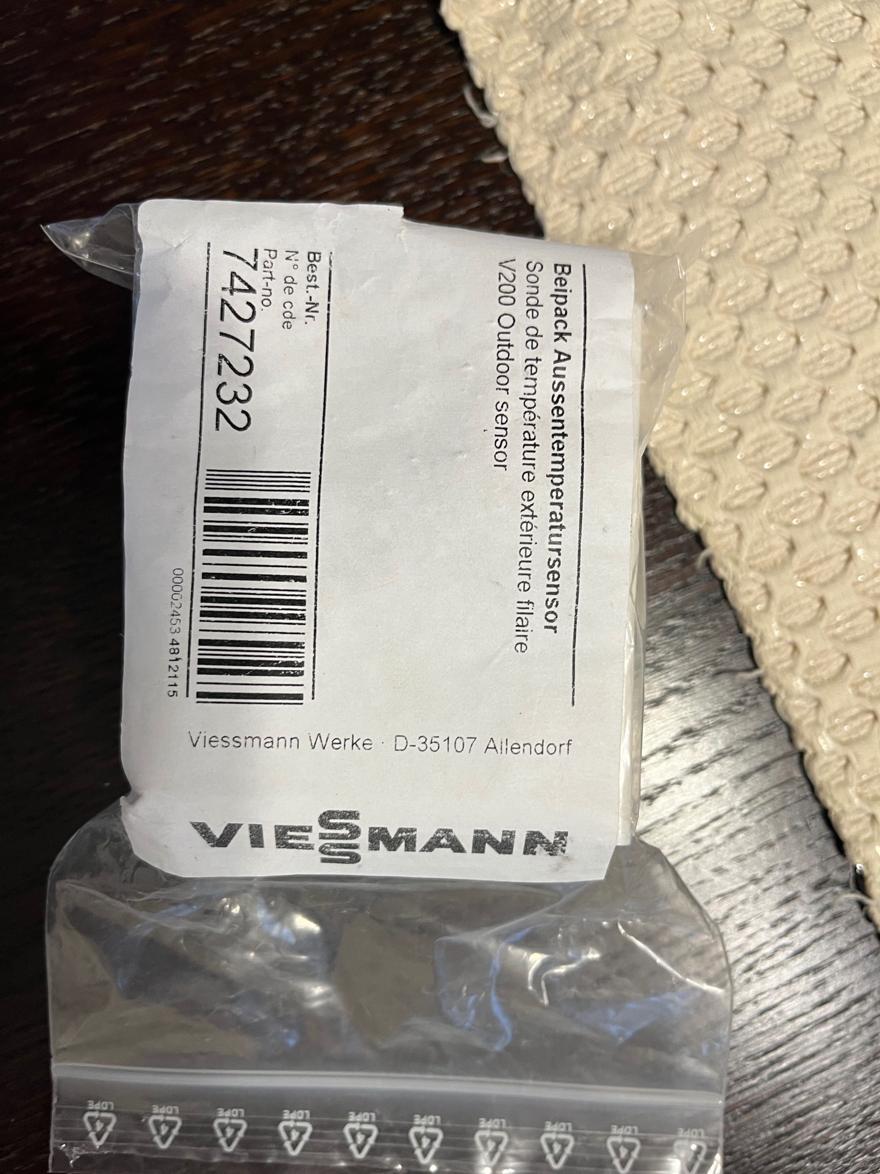 Czujnik temperatury piec Vissmann