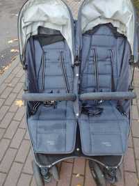 Wózek bliźniaczy Valco Baby Snap Duo Denim Spacerowy szary