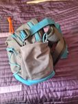 Quechua Saszetka zapinana w paskie duża szara