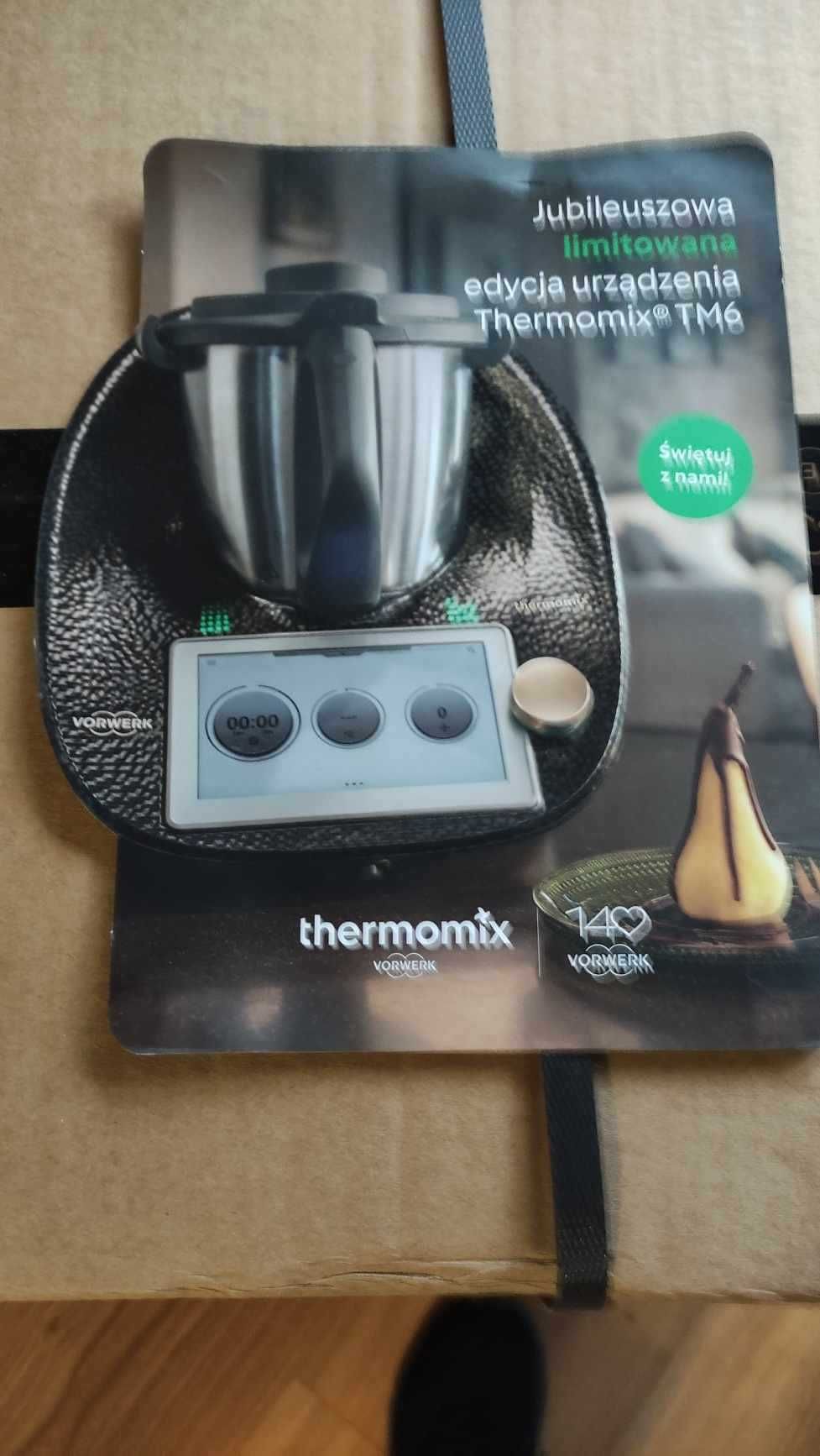 Thermomix TM6 Czarny Nowy, zapakowany