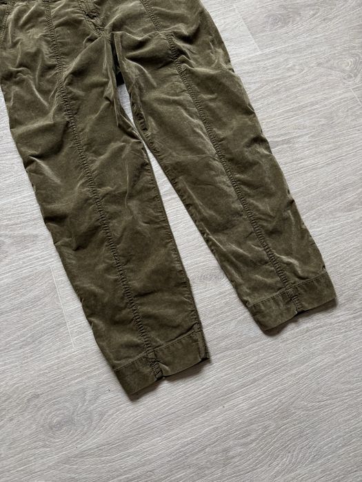 Жіночі штани брюки annette gortz хл розмір велюрові штани хакі колір