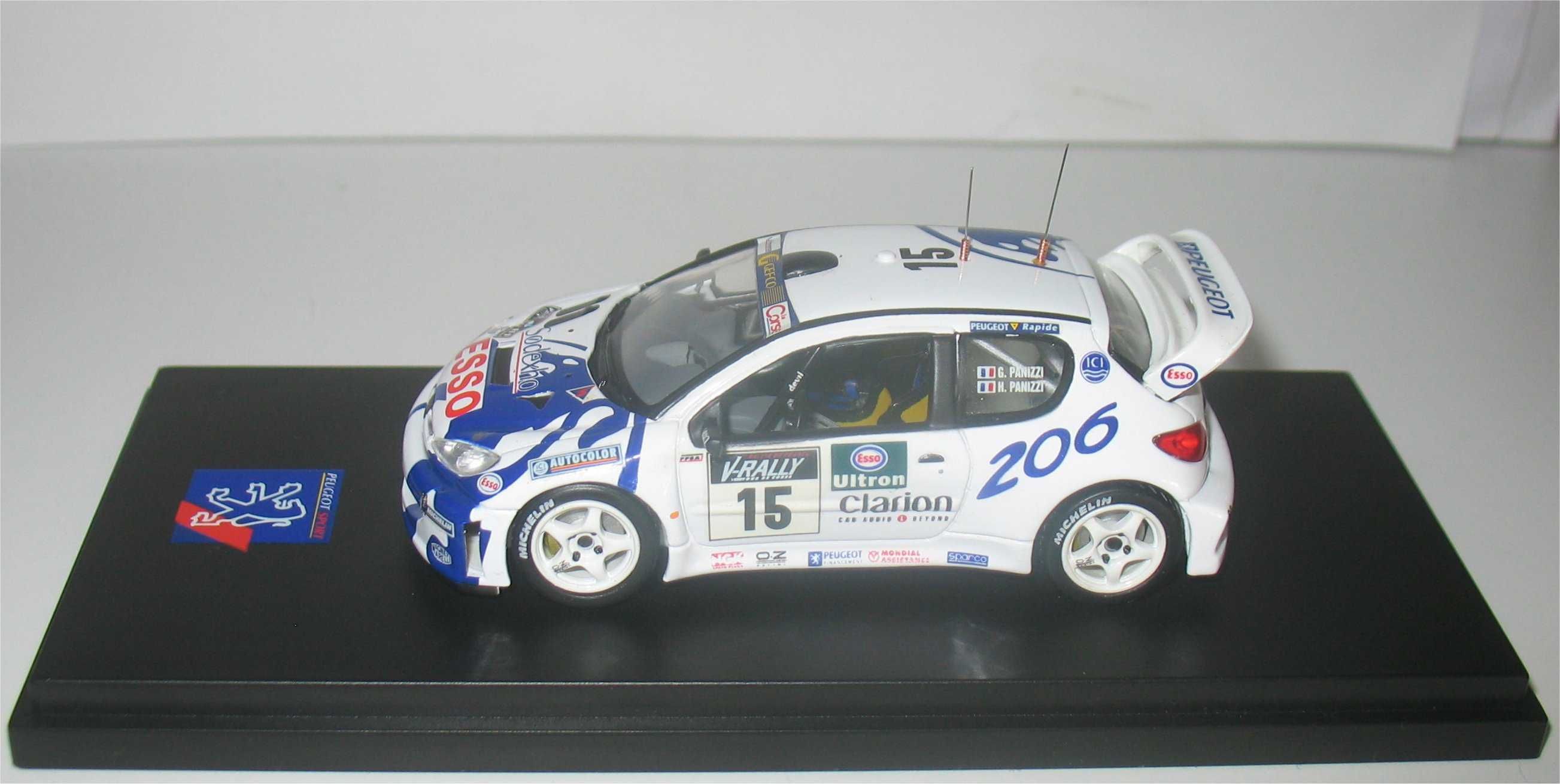 Skid - Peugeot 206 WRC - Tour de Corse 1999 - Gilles Panizzi