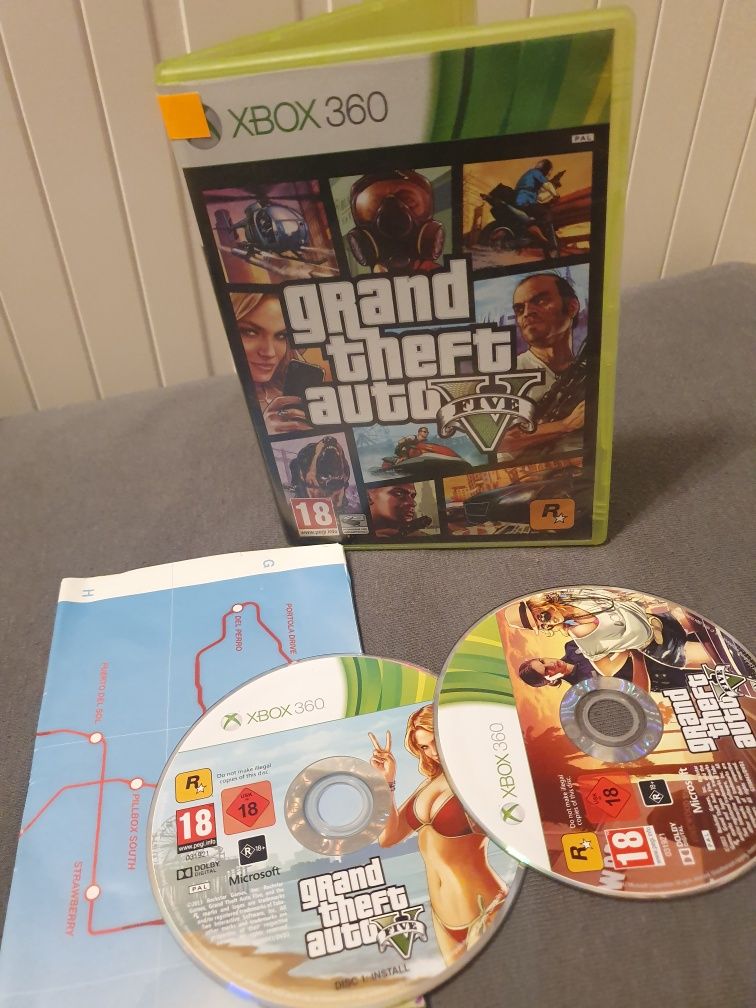 Gra gry xbox 360 Gta 5 v Grand Theft Auto PL gta5 gtav