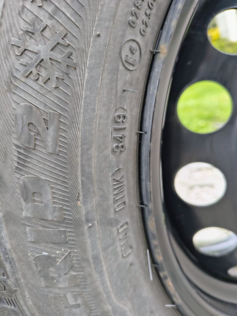 Koła felgi opony zimowe Semperit Master Grip 185/65 r15 Renault Dacia
