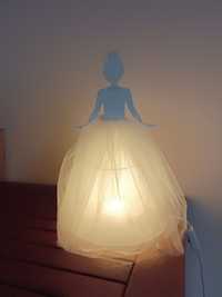 Lampa LED lampka IKEA baletnica lalka usb
