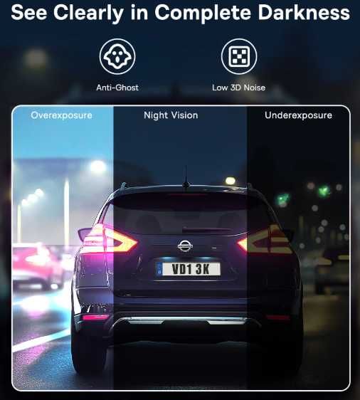 Відеореєстратор Baseus PrimeTrip VD1 Dash Cam 3K