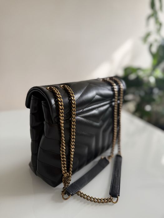 Torebka Ysl Czarna z Lancuszkiem