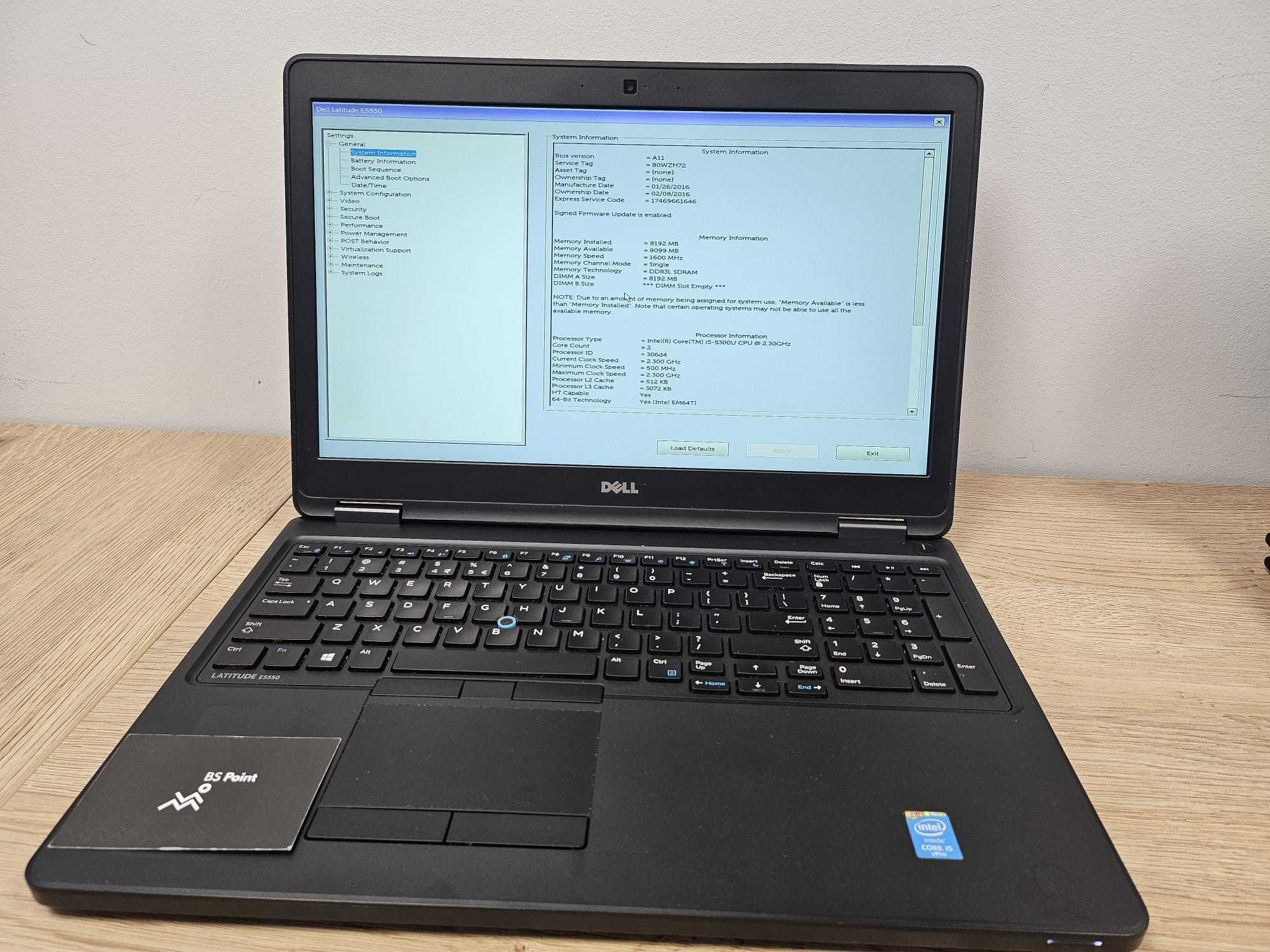 Dell Latitude 5470 core i5 5300 / Ram 8GB/SSD 256GB/15,6 FHD