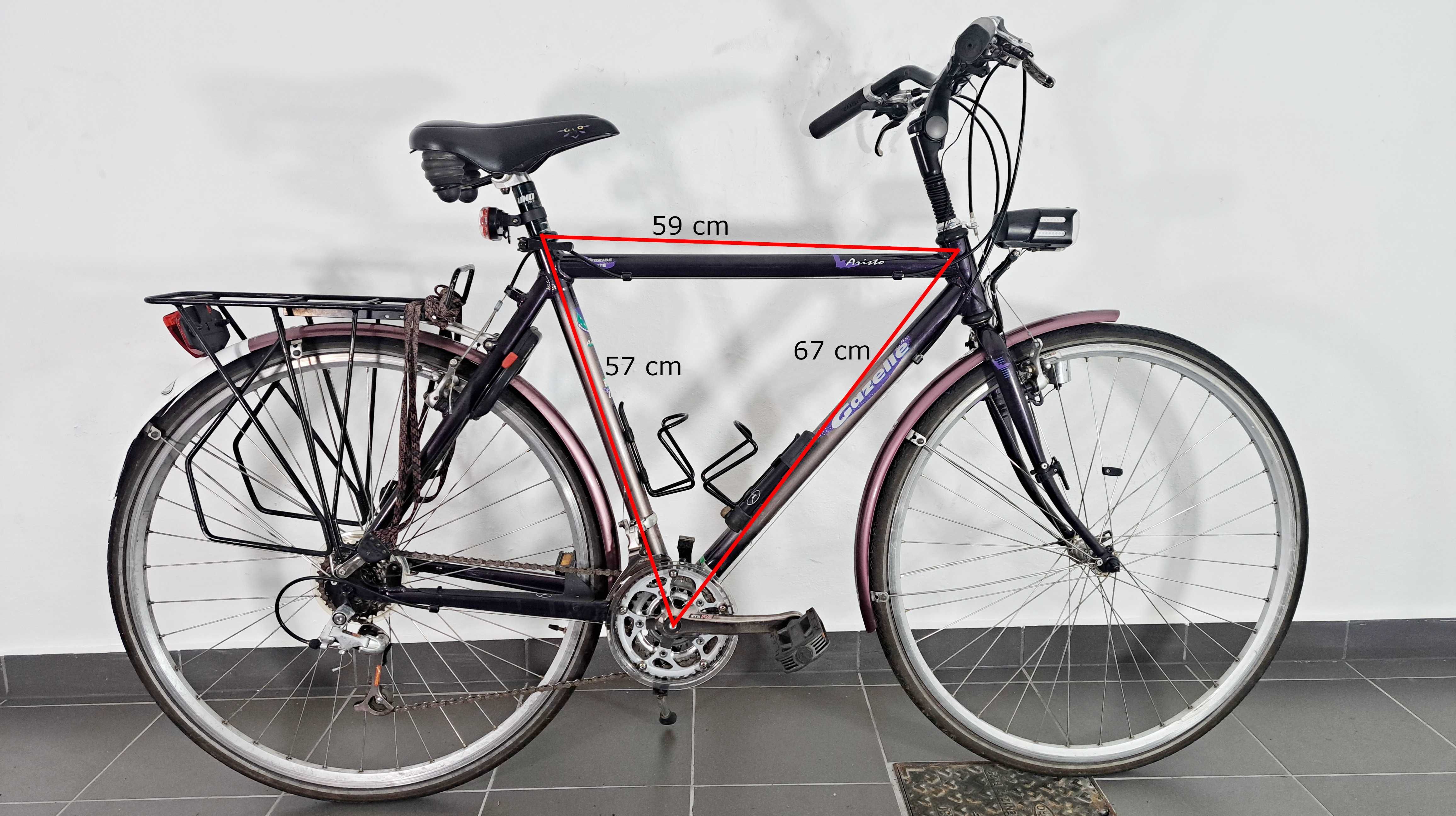 Rower Gazelle alu aluminiowy trekkingowy trekking 28 cali super stan!