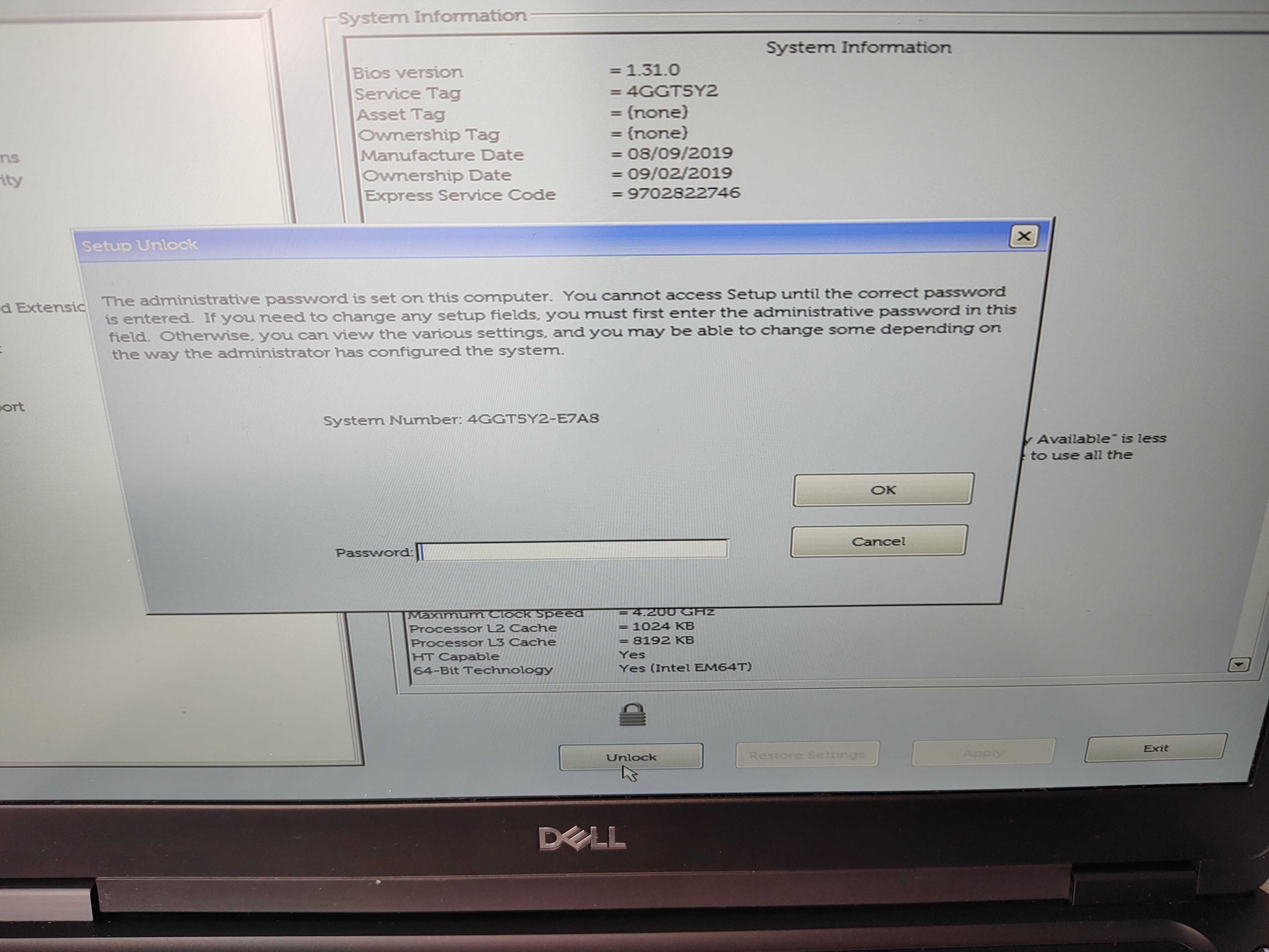 OKAZJA! | Dell Latitude 5491 (2) | i5-8400H | Hasło BIOS | Sklep FV23