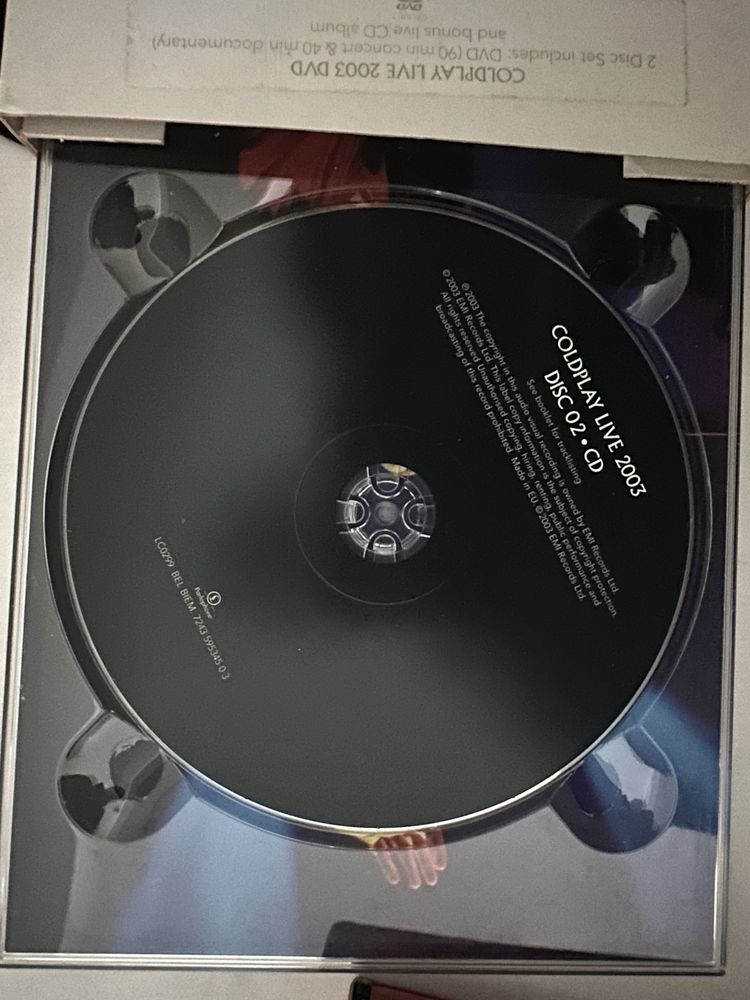 DVD / Cd Coldplay 2003