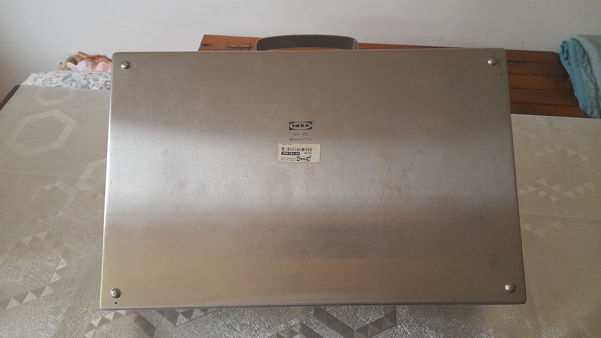 Chlebak ikea stal nierdzewna