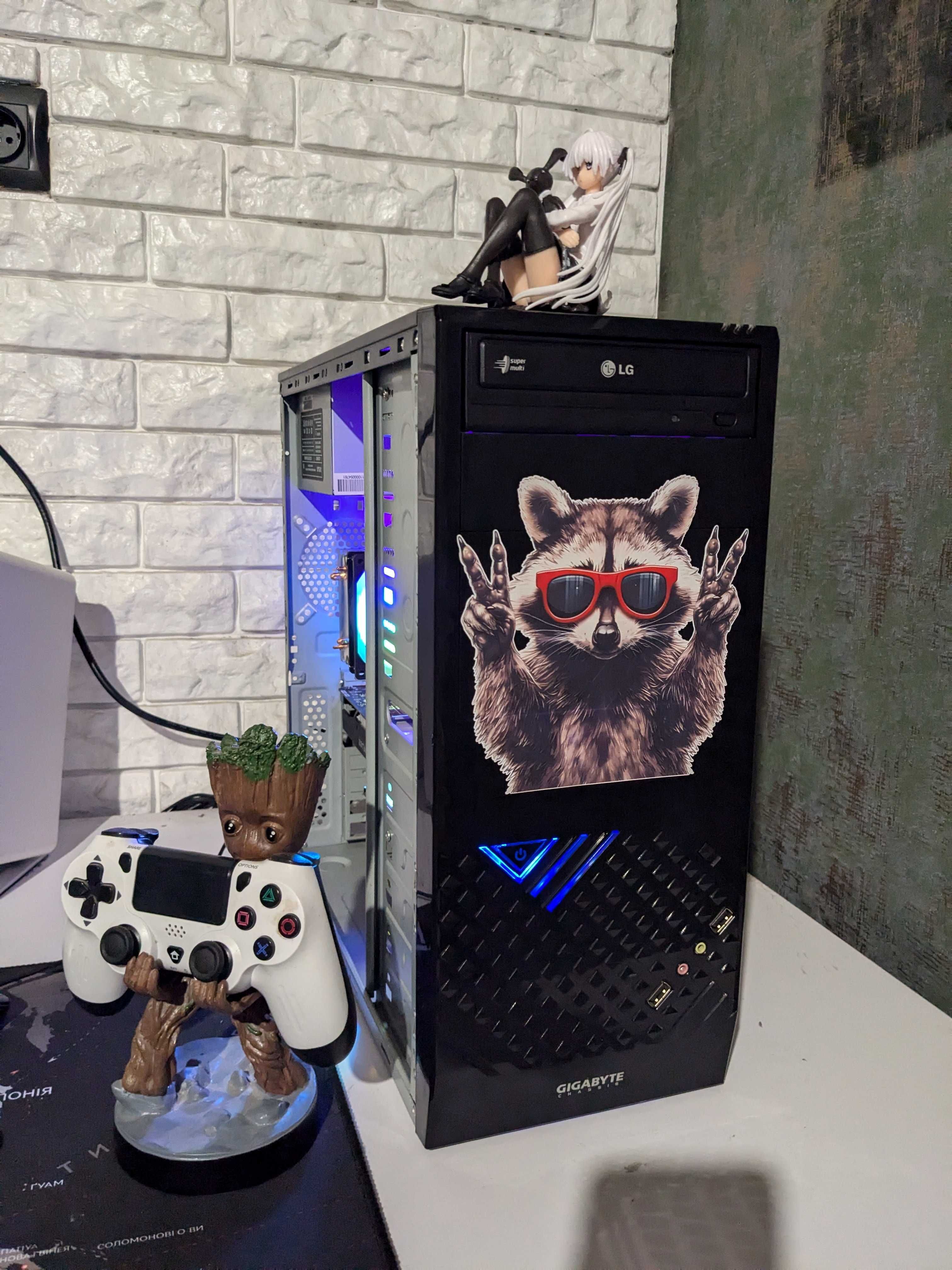 Ігровий ПК: RAM 16 GB/i5 3470/ GeForce GTX 1050 2 GB / SSD / RGB Башня