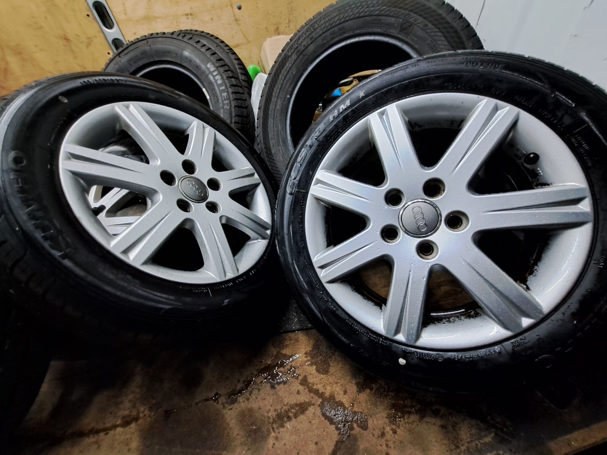 Nowe Opony Alufelgi 16 5x112  ET 50 6J  Audi A3 A4 A6 Lato Wyważone