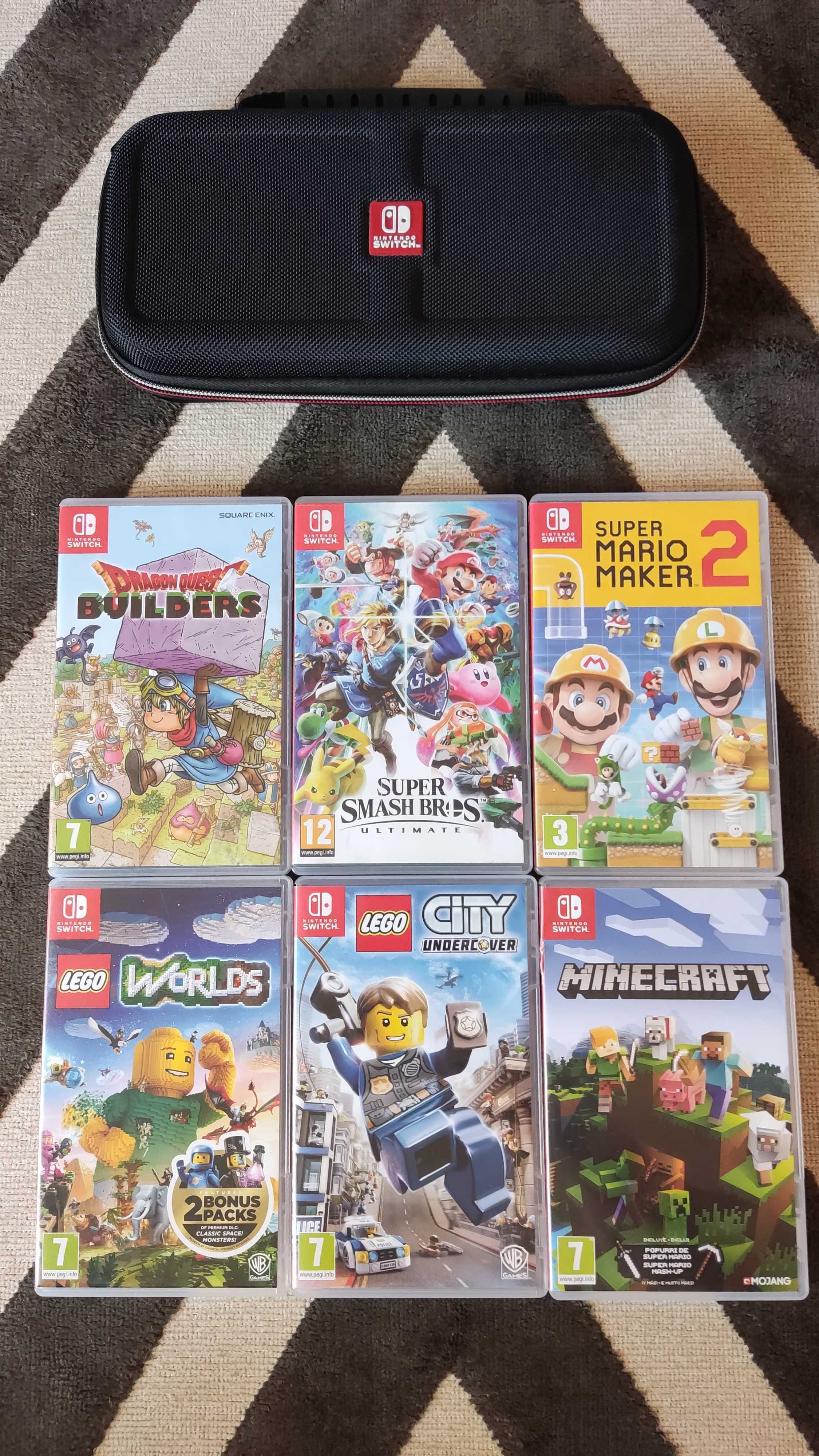 Pack Jogos Nintendo Switch (Dragon Quest Builders/Minecraft)