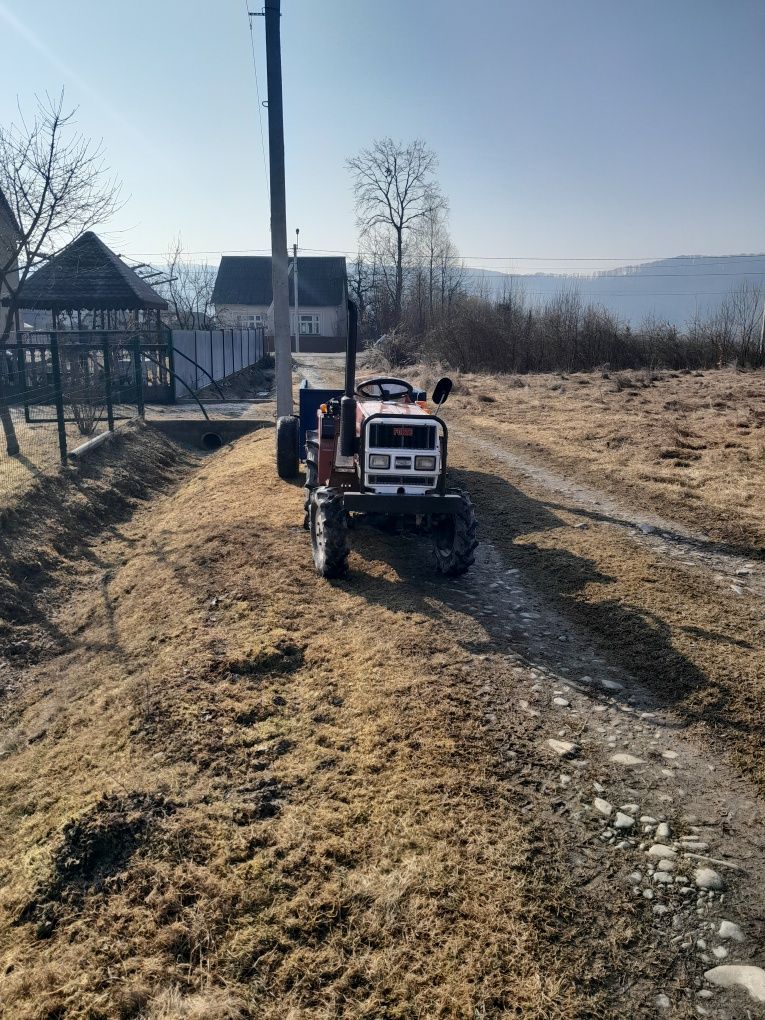 Трактор YanMar F15D + прицеп + фреза