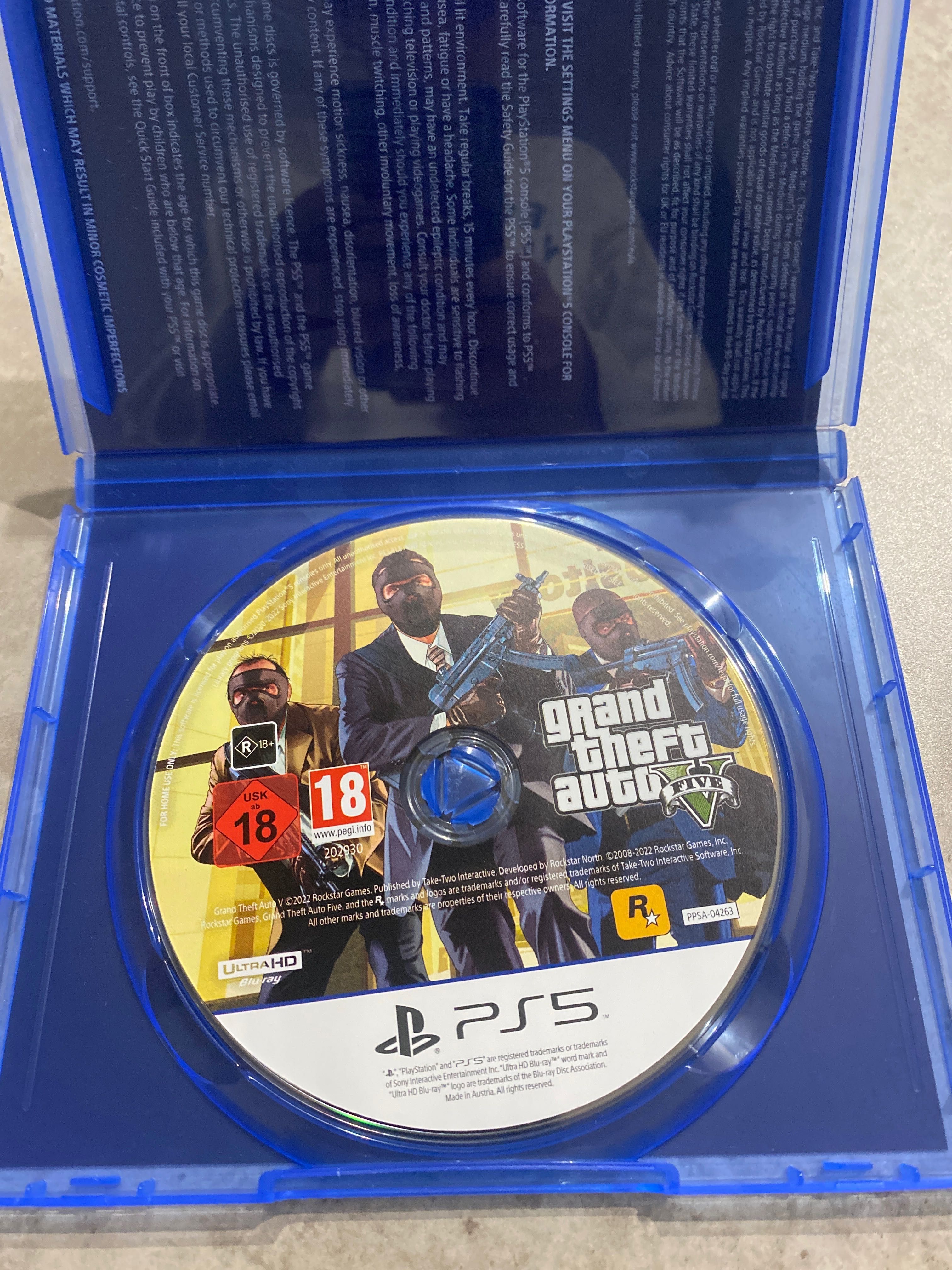 GTA theft auto five ps5