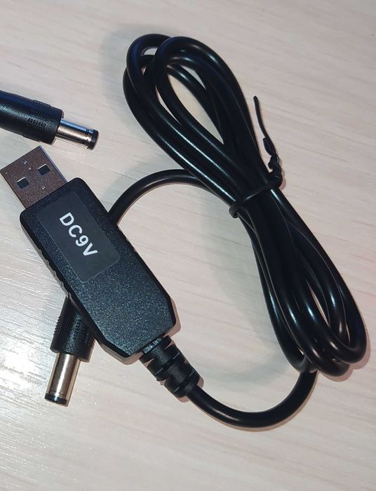 Кабель USB-перетворювач струму з 5 В на 9 В