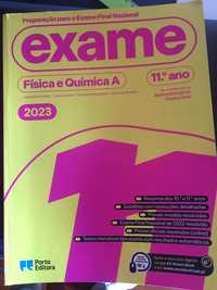 Livro exames Porto Editora Fisica e Quimica A 11°