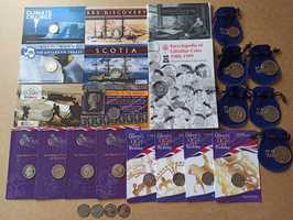 Продам монеты Великобритании, Гибралтара, Джерси и др. брит. территор.