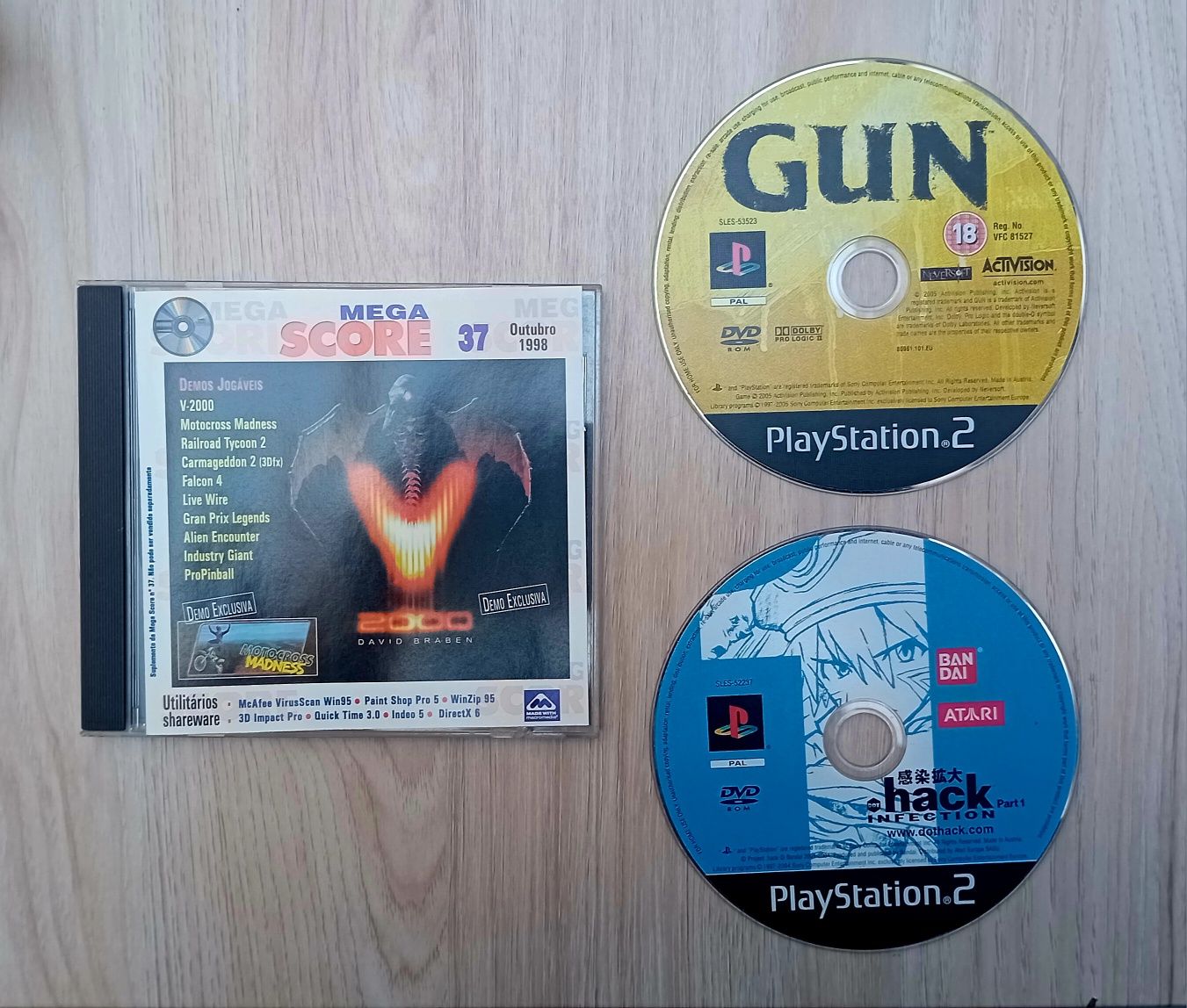 Lote de jogos de computador PS2