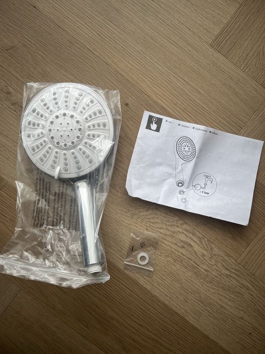 Słuchawka prysznicowa GoodHome Imelda 5-funkcyjna chrom