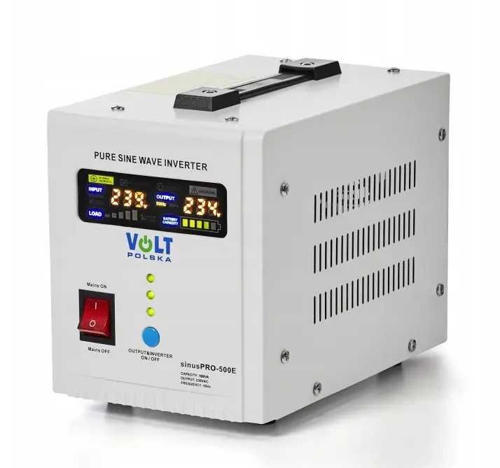 Гібридний ДБЖ/інвертор Volt Polska SINUS PRO 500 E 12/230V 350/500W