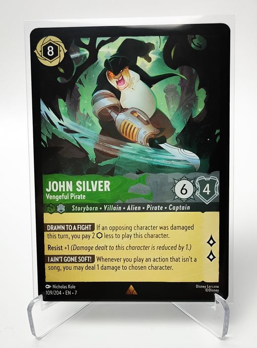 John Silver 109/204 Lorcana Disney Archazia's Island