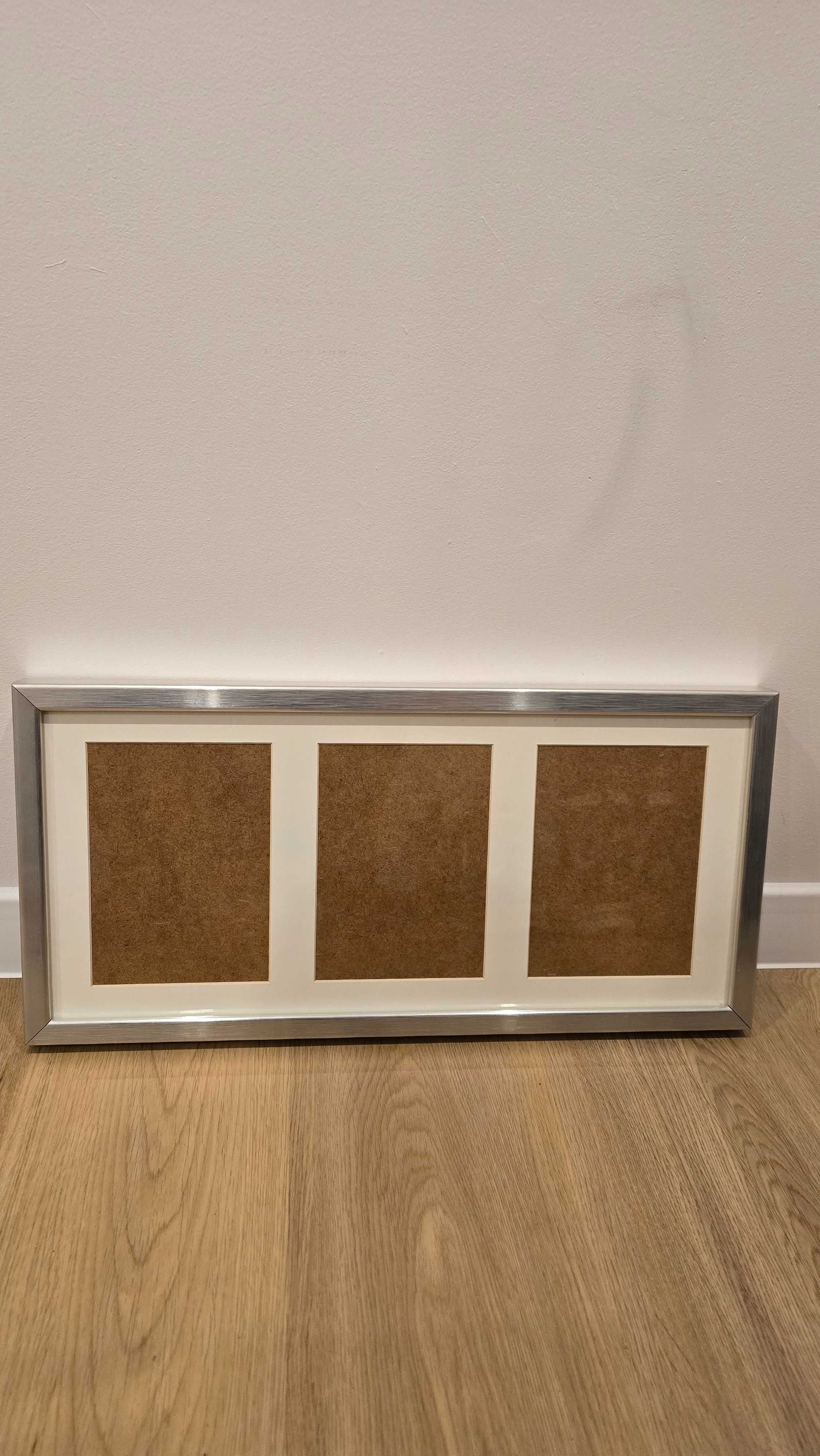 Ramka Ikea Ribba 50x23 srebrna