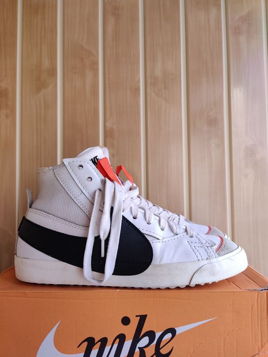 Кросівки чоловічі Nike Blazer Mid '77 Jumbo M White