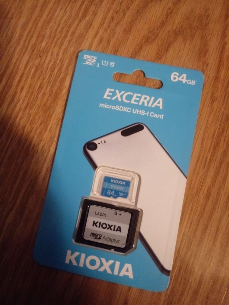 Karta micro 64GB microSDXC Exceria 100MB tablet aparat telefon itp
