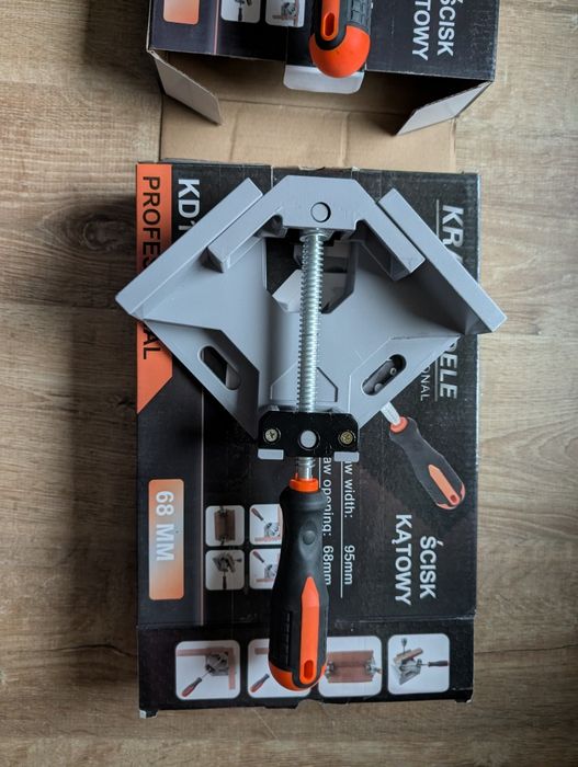 2x ścisk kątowy Kraft & dele