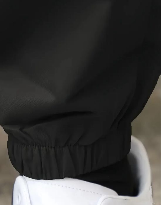 Чоловічі міцні штани, джогери, чорні, XL