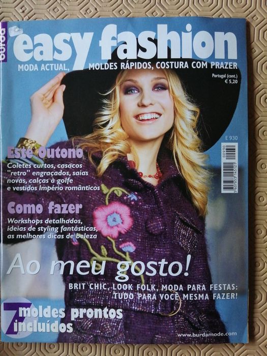 Revista Easy Fashion da Burda