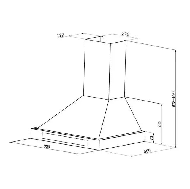 Витяжка з Німеччини Klarstein Zelda 90 10031903