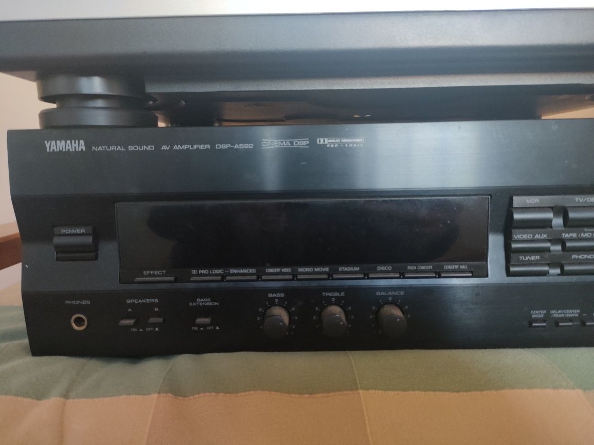 Yamaha dsp592 e gira discos jbsystems