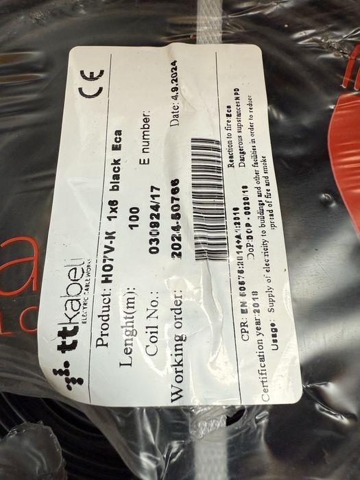 Кабель ПВ3 Італия 1*10 , 1*6 Всі Види Мідний