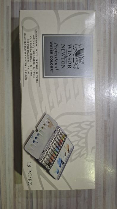 Farby akwarelowe Winsor&Newton  12 tubek po 5 mililitrów